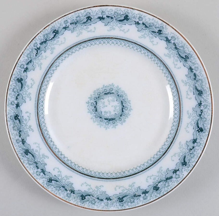 Chaplet Blue Green (Smooth) Salad Plate by J & G Meakin-1