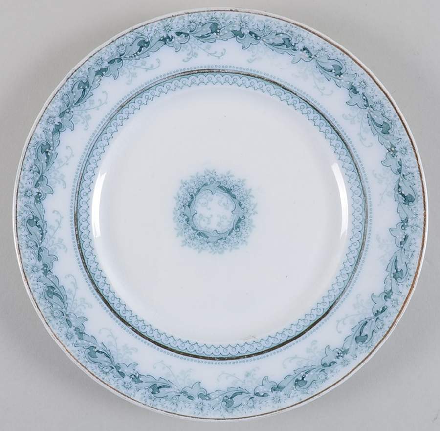 Chaplet Blue Green (Smooth) Luncheon Plate by J & G Meakin-1