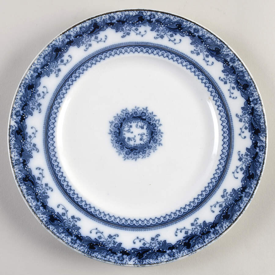 Chaplet Blue Green (Scalloped) Dinner Plate by J & G Meakin-1