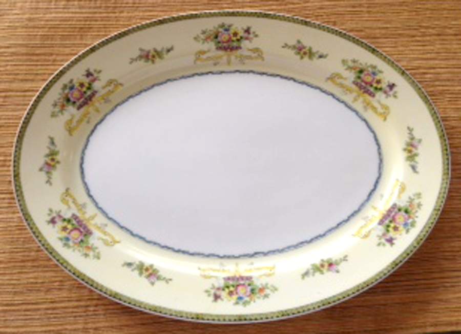 Adams 14" Oval Serving Platter by Meito-1