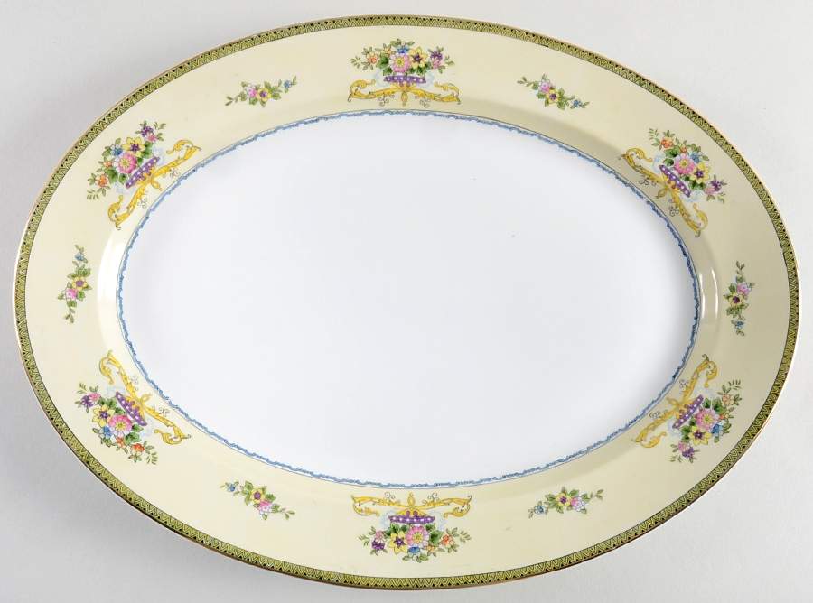 Adams 16" Oval Serving Platter by Meito-1
