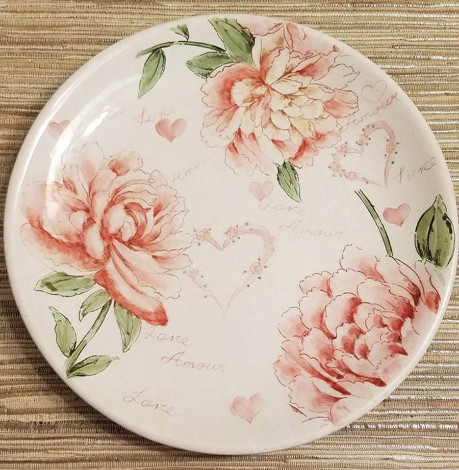 Amour Dinner Plate by Maxcera Corp-1