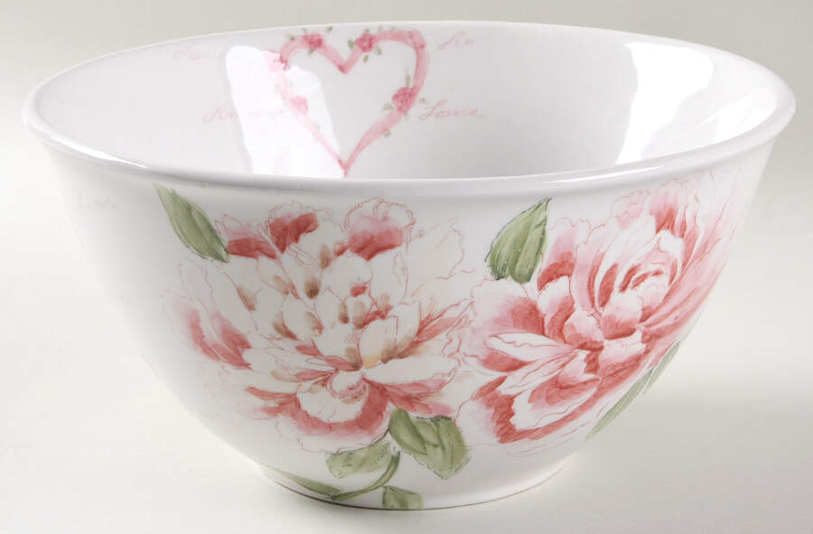 Amour 9" Round Serving Bowl by Maxcera Corp-1