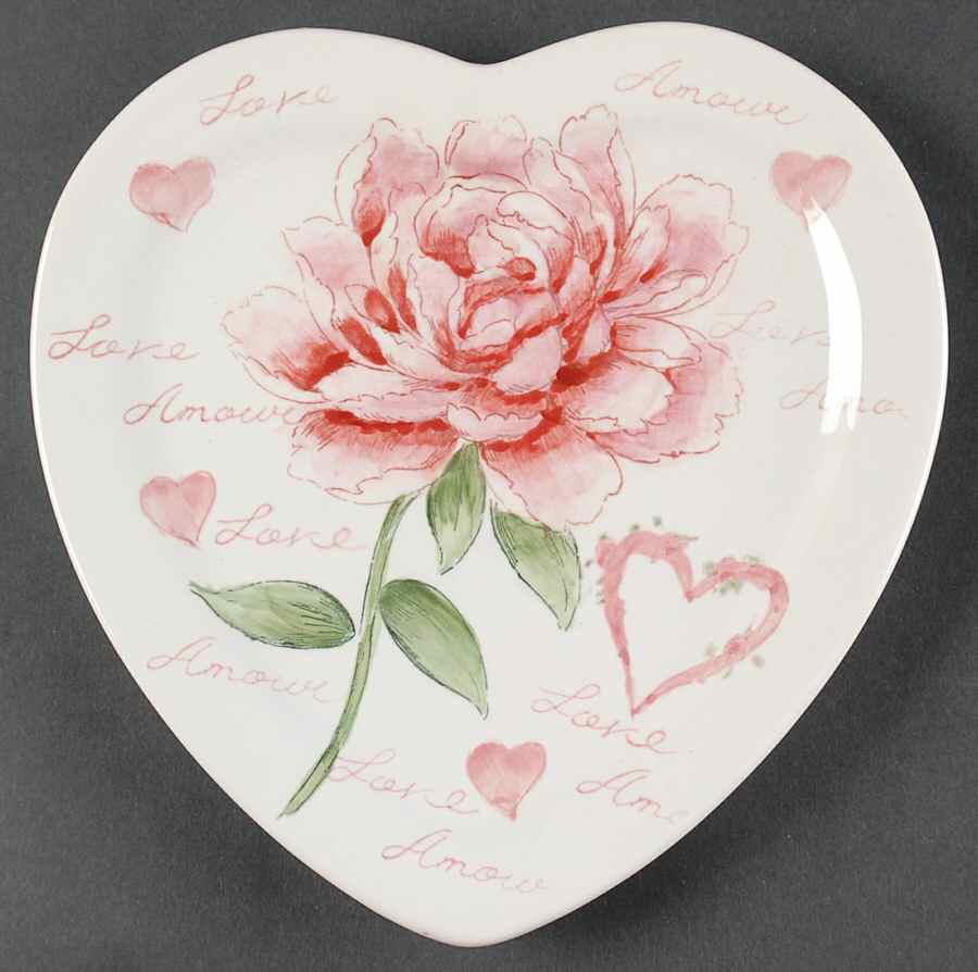 Amour Heart Shaped Dish by Maxcera Corp-1