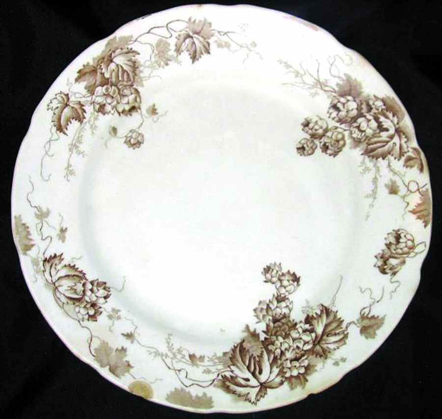 Kent Brown Salad Plate by Alfred Meakin-1