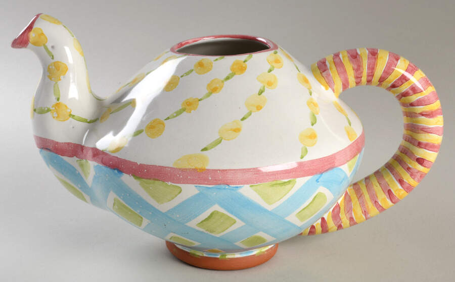 Wallcourt Teapot No Lid by MacKenzie-Childs-1