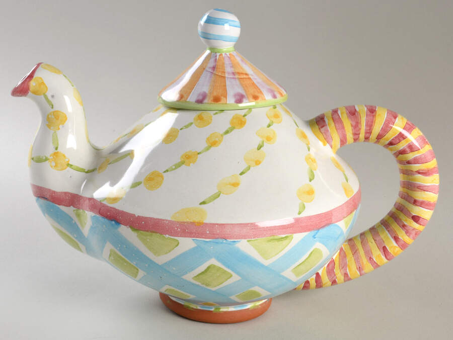 Wallcourt Teapot & Lid by MacKenzie-Childs-1