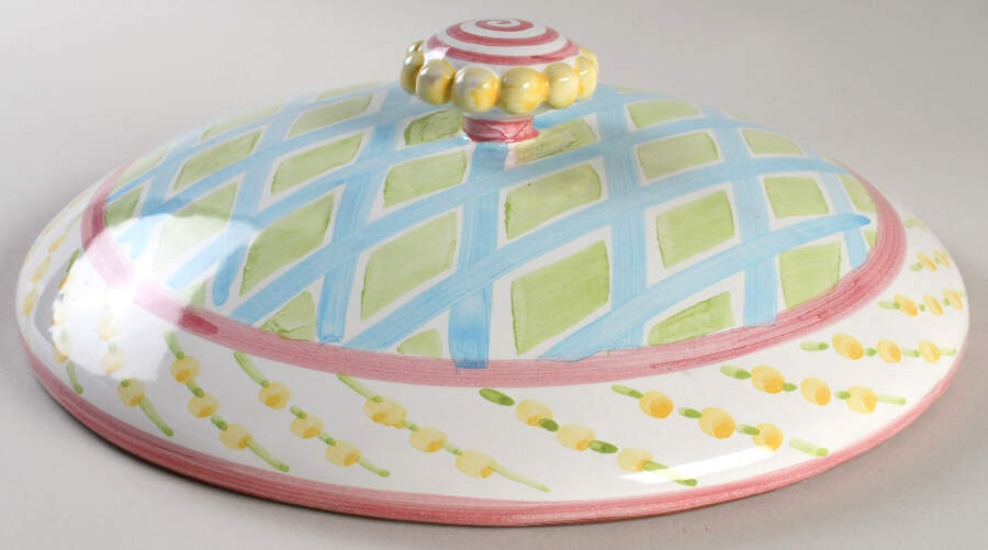 Wallcourt Lid for Round Vegetable by MacKenzie-Childs-1