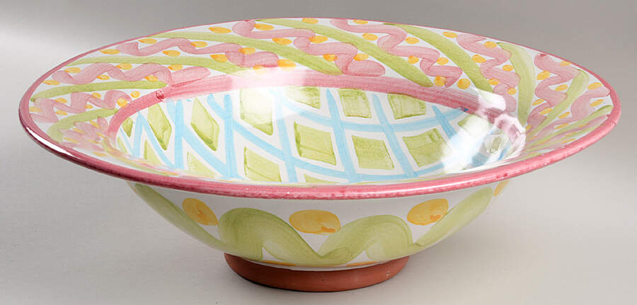 Wallcourt 14" Round Vegetable Bowl by MacKenzie-Childs-1