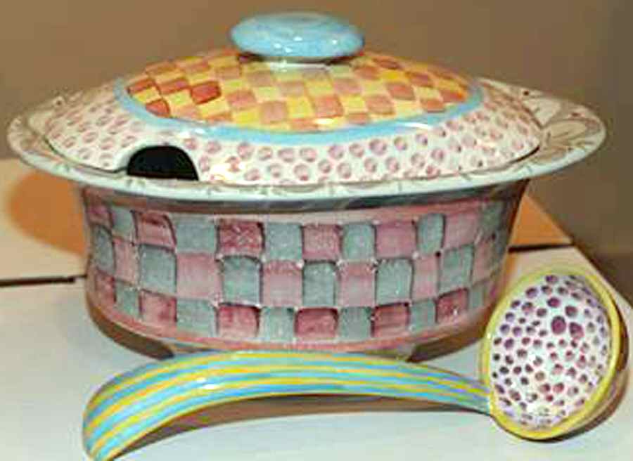 Wallcourt Tureen & Lid w/Ladle by MacKenzie-Childs-1