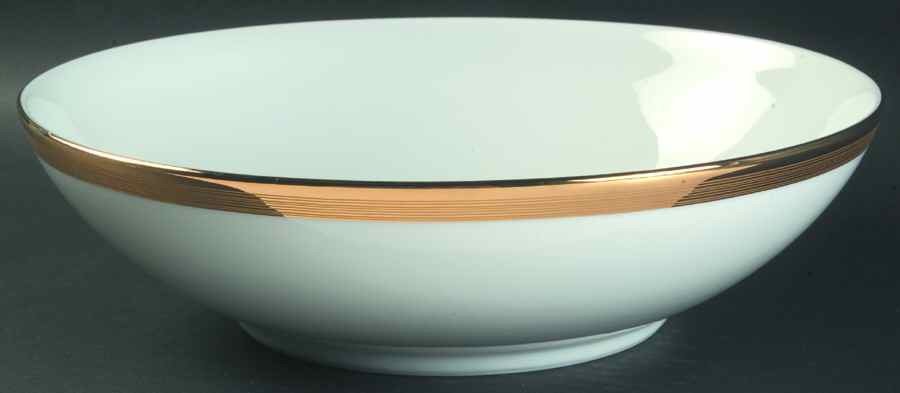 Ridge Gold 11" Round Vegetable Bowl by Mikasa-1