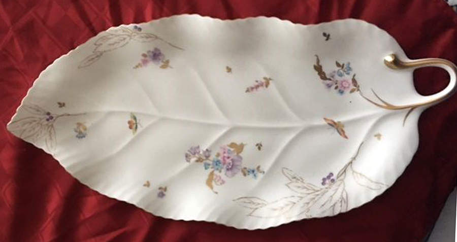 Belle Epoque 15" Leaf Dish by Mikasa-1