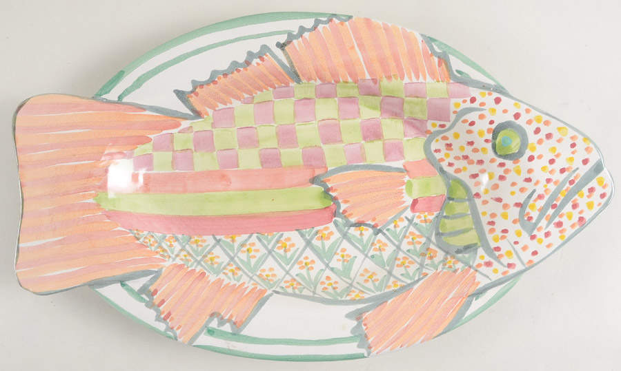 Fish Story Dinner Plattter by MacKenzie-Childs-1