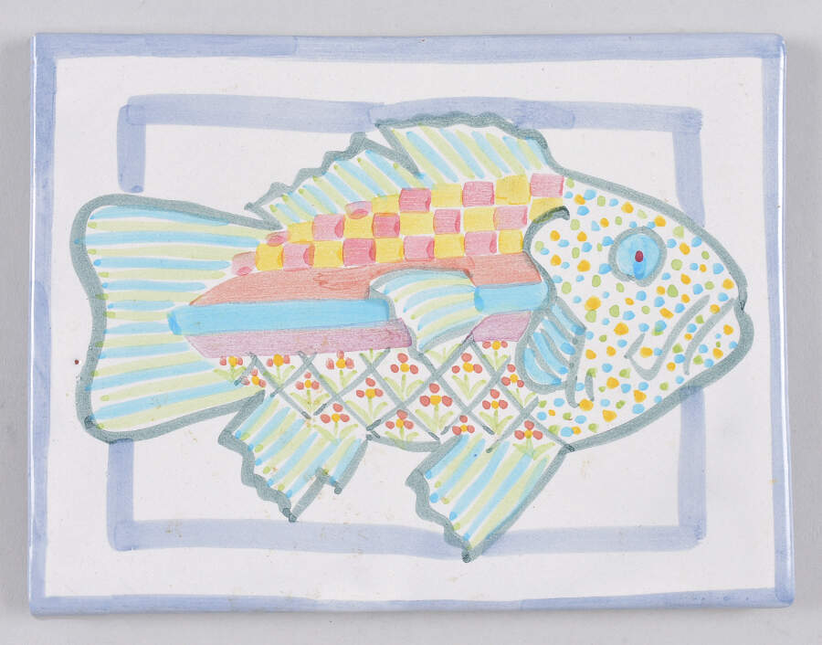 Fish Story Trivet by MacKenzie-Childs-1