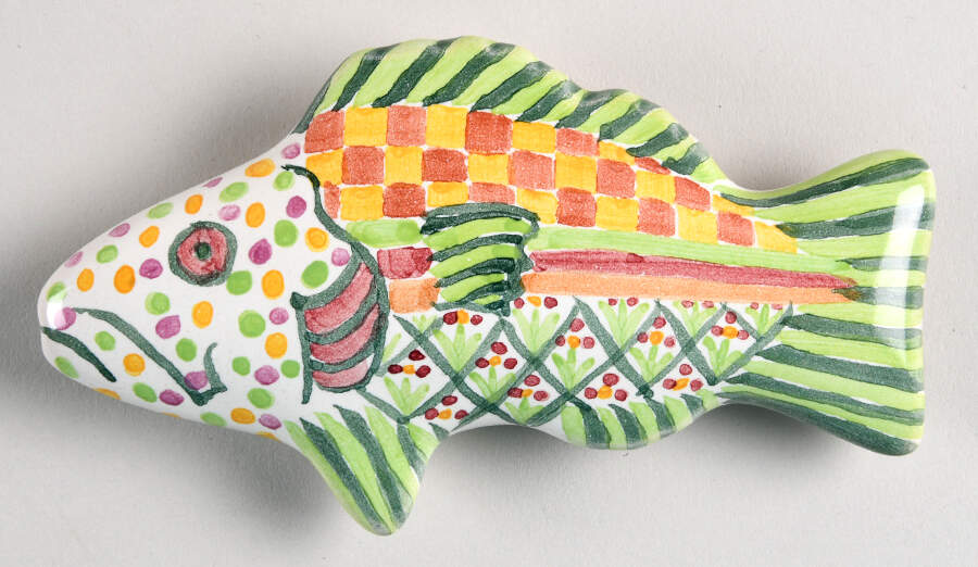 Fish Story Drawer/Cabinet Pull/Knob by MacKenzie-Childs-1