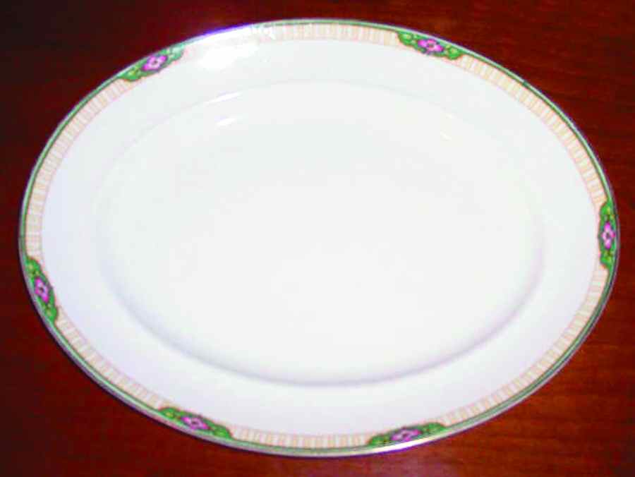 MEK221 12" Oval Serving Platter by J & G Meakin-1