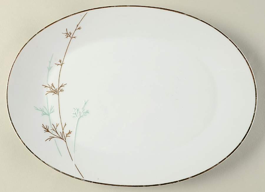 MIMI 12" Oval Serving Platter by Mikasa-1