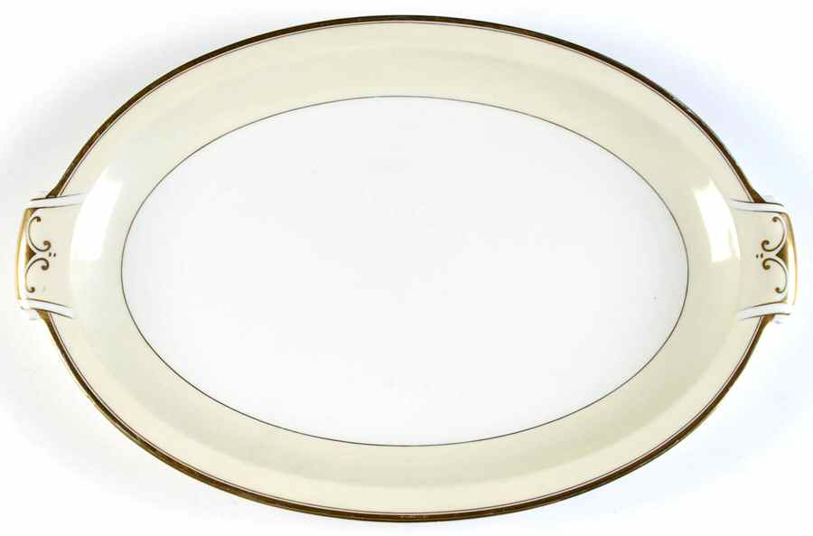 Viking 17" Oval Serving Platter by Meito-1
