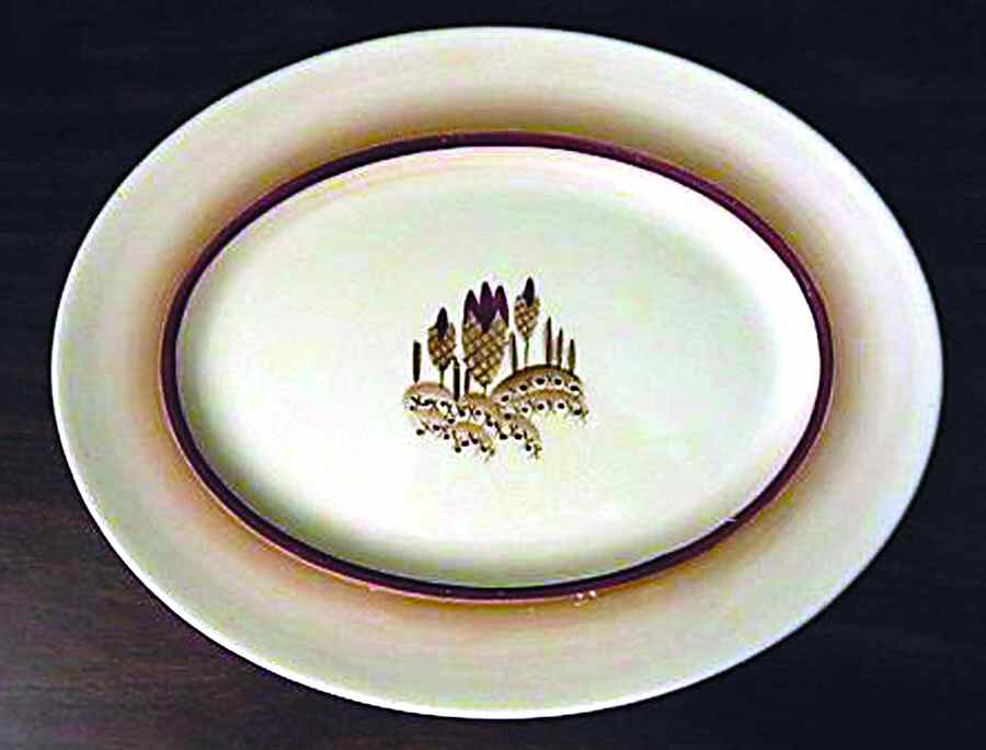 MYO104 11" Oval Serving Platter by Myott Staffordshire-1