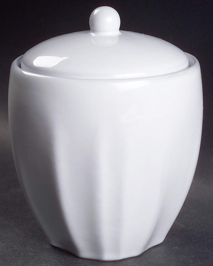 Tyler Florence Chef's White Sugar Bowl & Lid by Mikasa-1