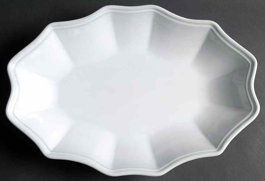 Tyler Florence Chef's White 14" French Platter by Mikasa-1