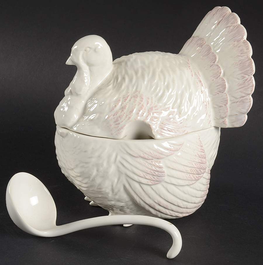 Countryside Harvest Figural Gravy Boat & Lid by Mikasa-1