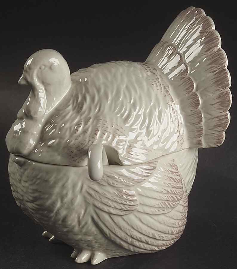 Countryside Harvest Figural Gravy Boat & Lid with Ladle by Mikasa-1