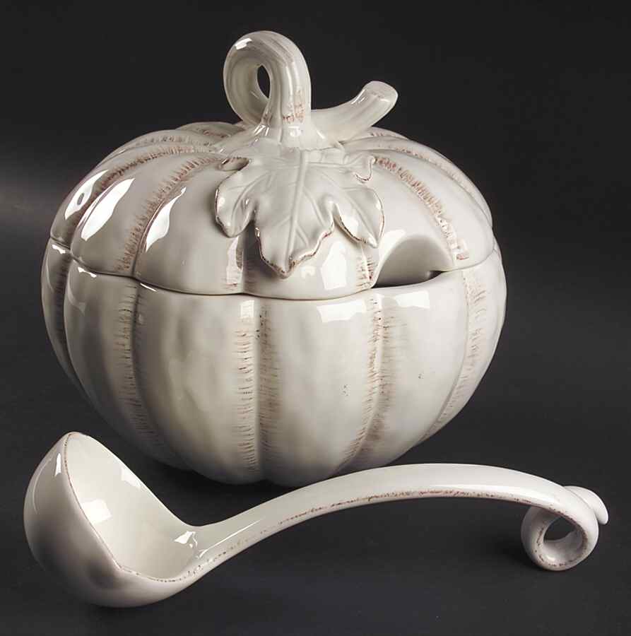 Countryside Harvest Figural Tureen & Lid with Ladle by Mikasa-1