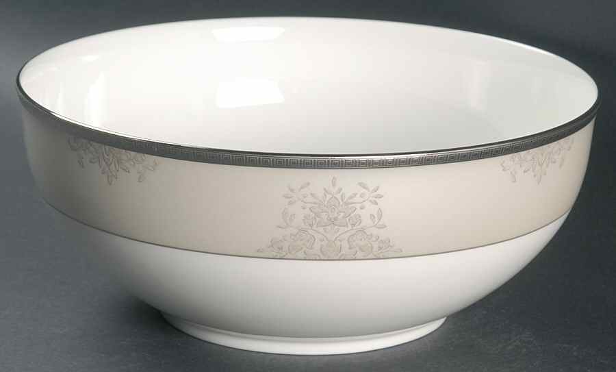 Floral Elegance Platinum 8" Round Vegetable Bowl by Mikasa-1