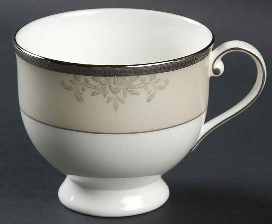 Floral Elegance Platinum Footed Cup by Mikasa-1