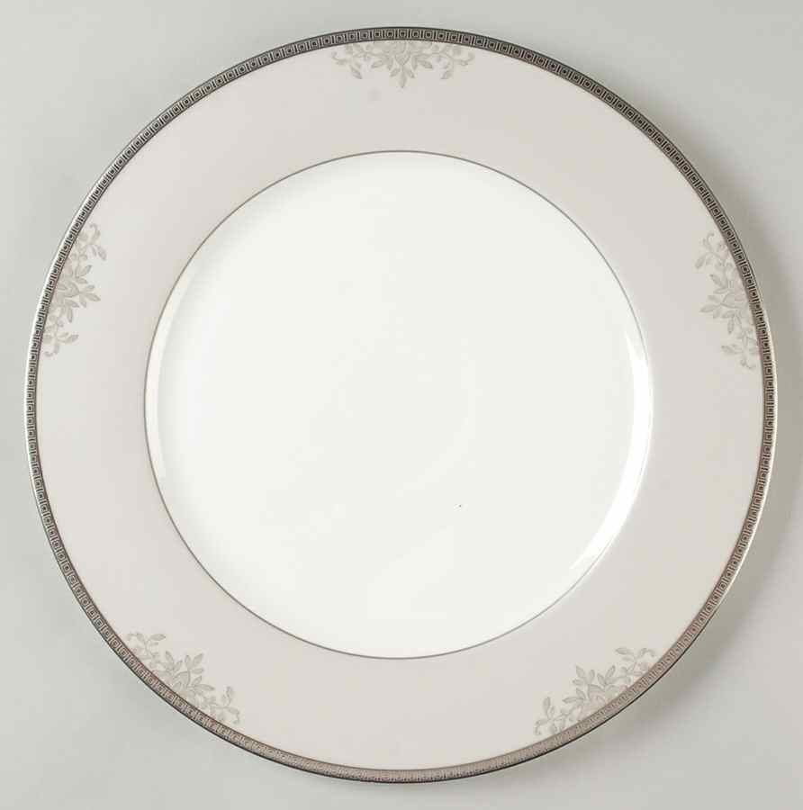 Floral Elegance Platinum 12" Chop Plate (Round Platter) by Mikasa-1