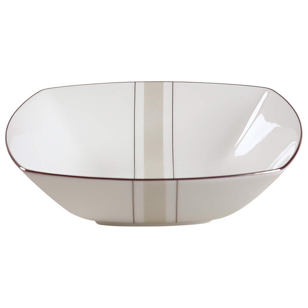 Platinum Matrix Square Soup Bowl by Mikasa-1