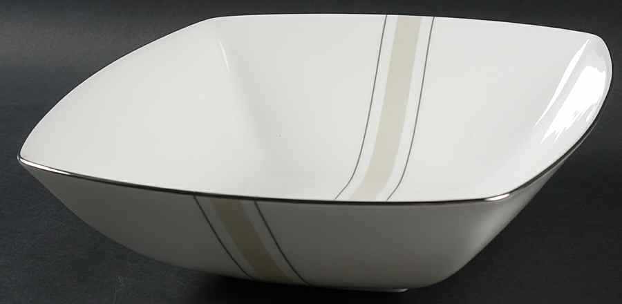 Platinum Matrix Hostess Bowl by Mikasa-1