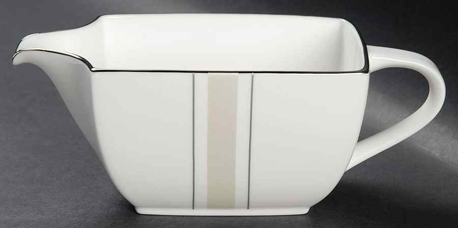 Platinum Matrix Gravy Boat by Mikasa-1
