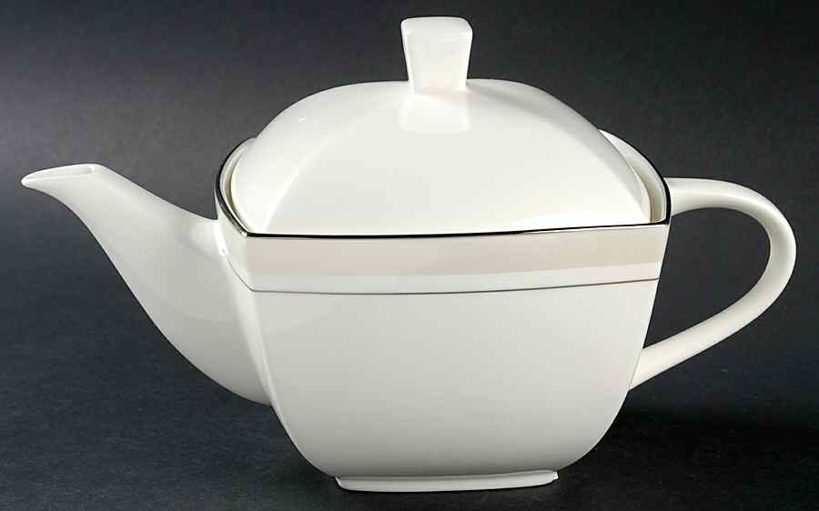 Platinum Matrix Teapot & Lid by Mikasa-1