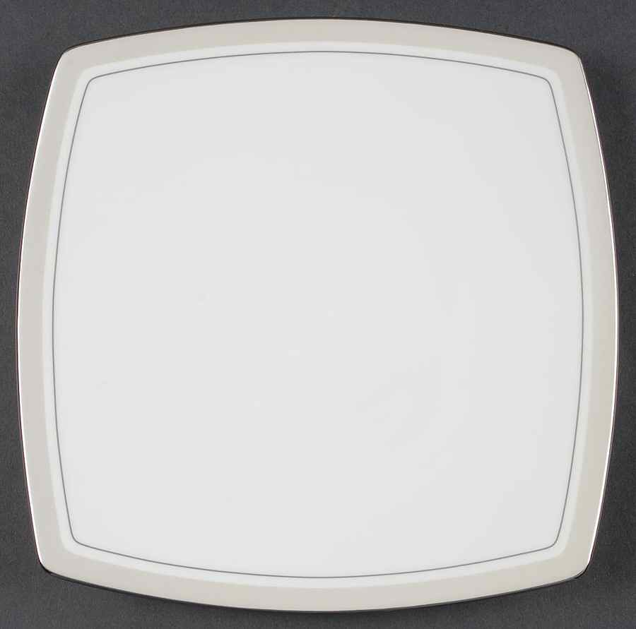 Platinum Matrix Square Salad Plate by Mikasa-1