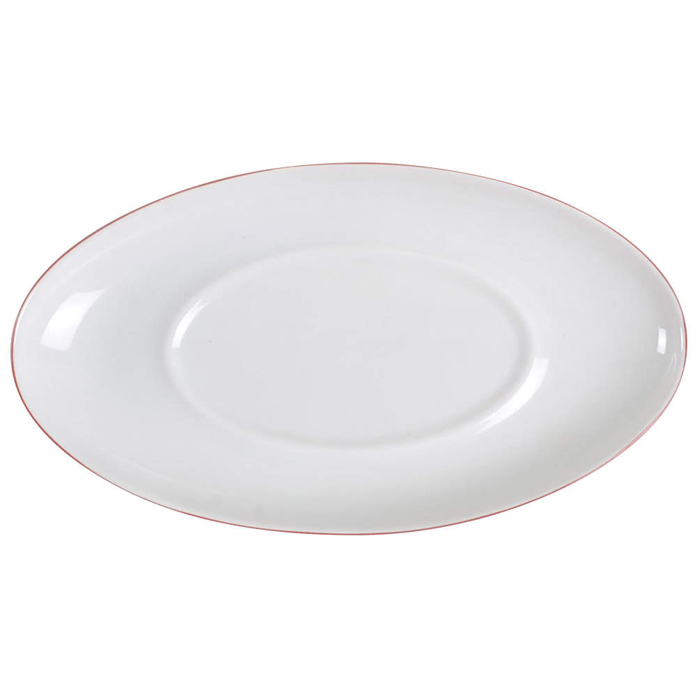 Pure Red Underplate for Gravy Boat by Mikasa-1