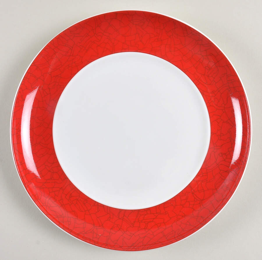 Pure Red Accent Salad Plate by Mikasa-1