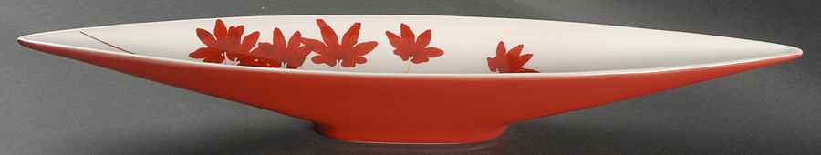 Pure Red Olive Dish by Mikasa-1