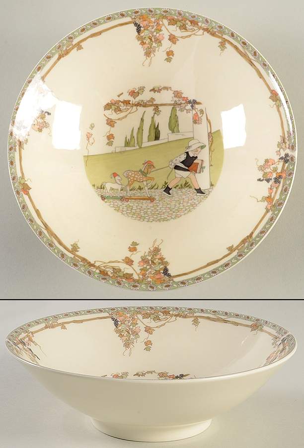 Golden Days 8" Round Vegetable Bowl by Minton-1