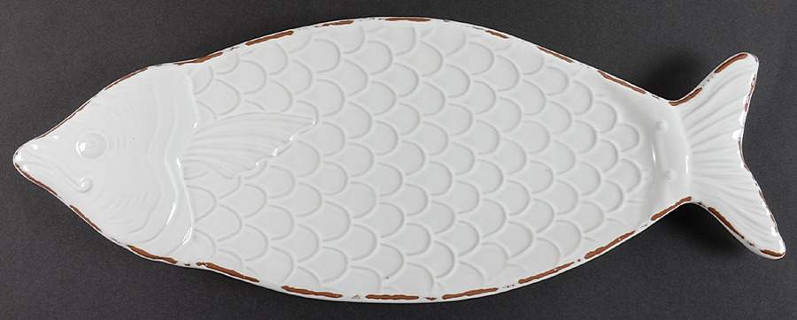 Sanibel 15" Oval Serving Platter by Mud Pie-1