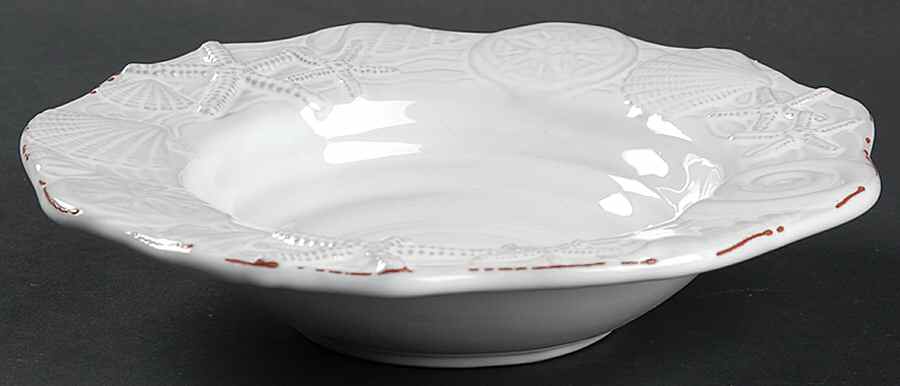 Sanibel Large Rim Soup Bowl by Mud Pie-1