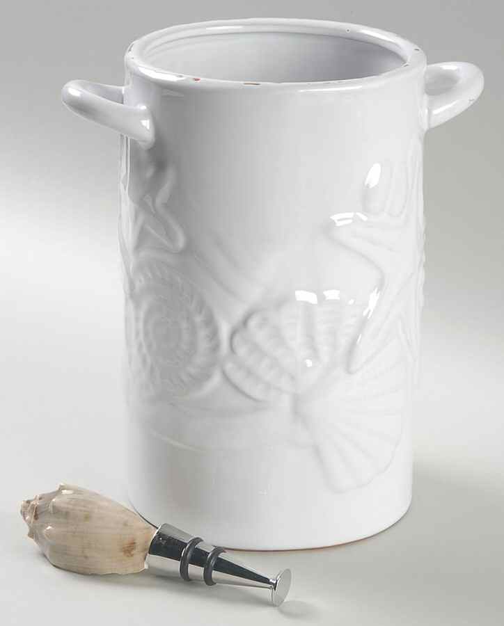 Sanibel Wine Cooler with Stopper by Mud Pie-1