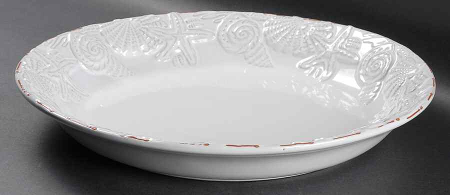 Sanibel 14" Pasta Serving Bowl by Mud Pie-1