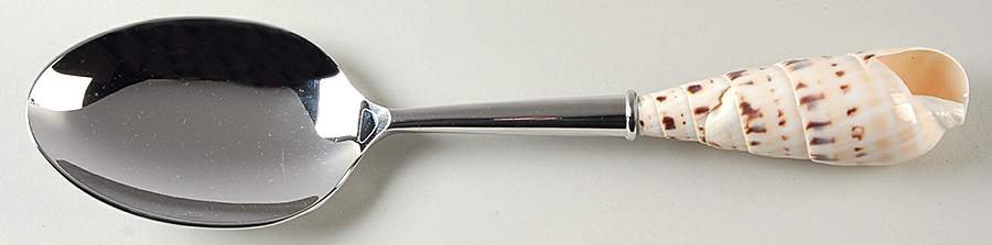 Sanibel Serving Spoon by Mud Pie-1