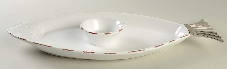 Sanibel Chip/Dip Set (2 Piece) by Mud Pie-1