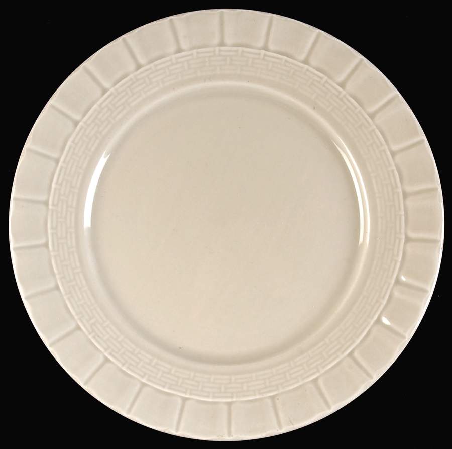 Basketweave Scone (Beige) Salad Plate by Martha Stewart-1