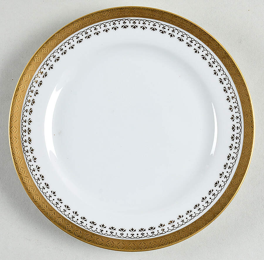 Gold Lace Bread & Butter Plate by Mimosa-1