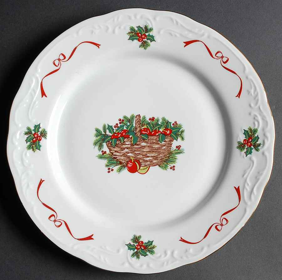 Basket of Cheer Dinner Plate by Menuet (Poland)-1