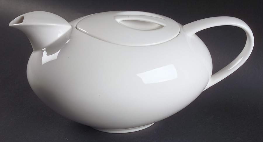 Global Cuisine White Teapot & Lid by Mikasa-1